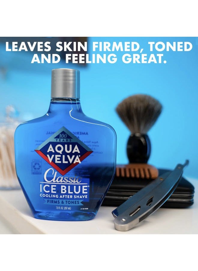 Aqua Velva أفتر شيف كلاسيك آيس بلو، يهدئ، يبرد وينعش البشرة، 7 أونصة - Image 3