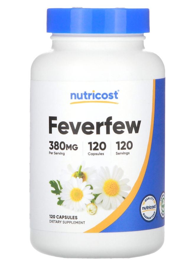 Nutricost Feverfew 380 mg 120 Capsules