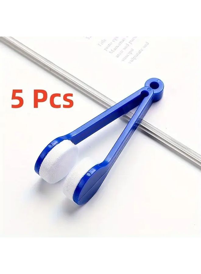 5Pcs Eyeglass Cleaning Kit Portable Travel Set With Microfiber Cloth And Dual Sided Brush Size 7 2 4 5 2 5 - Image 5