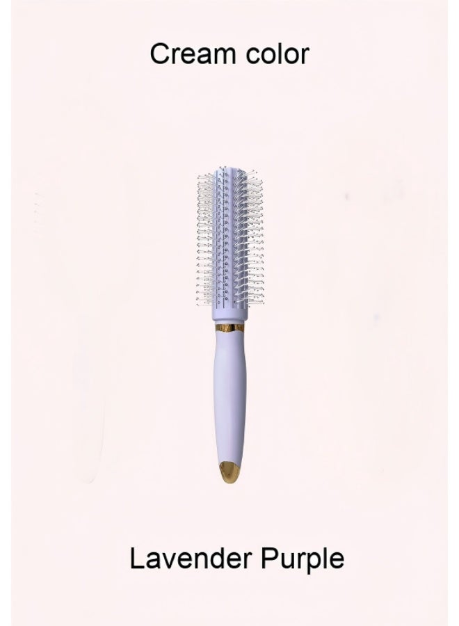 فرشاة شعر مضادة للكهرباء الساكنة ومضادة للتشابك؛ مشط مجفف الشعر لمنع التشابك؛ للجنسين؛ أمشاط جميع أنواع الشعر، سواء كان رطبًا أو جافًا؛ مشط تدليك - شكل دائري. - Image 3