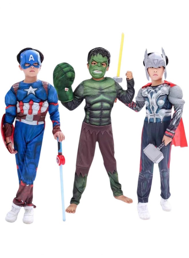 Halloween Costume for Baby and Kid A spider + hood Size:M Pretend Play Suit Halloween Dress up Party costume for girls and boys - Image 3