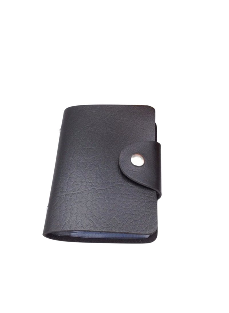 Huitich Stylish Black Multi-Card Holder Compact Bank Card Organizer Wallet  - Image 1