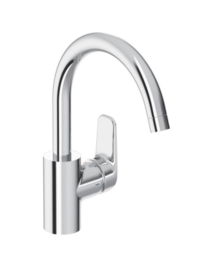 Kitchen Wall Mount Mixer With Handles Chrome