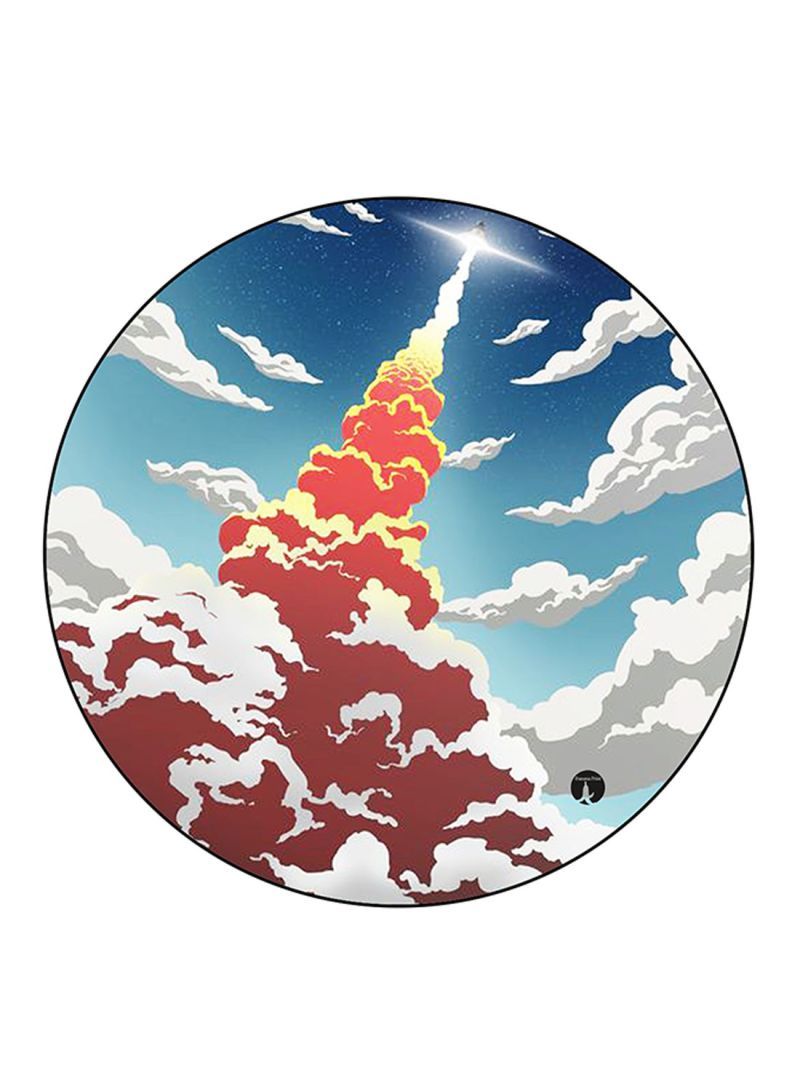 Rocket Printed Mouse Pad Multicolour