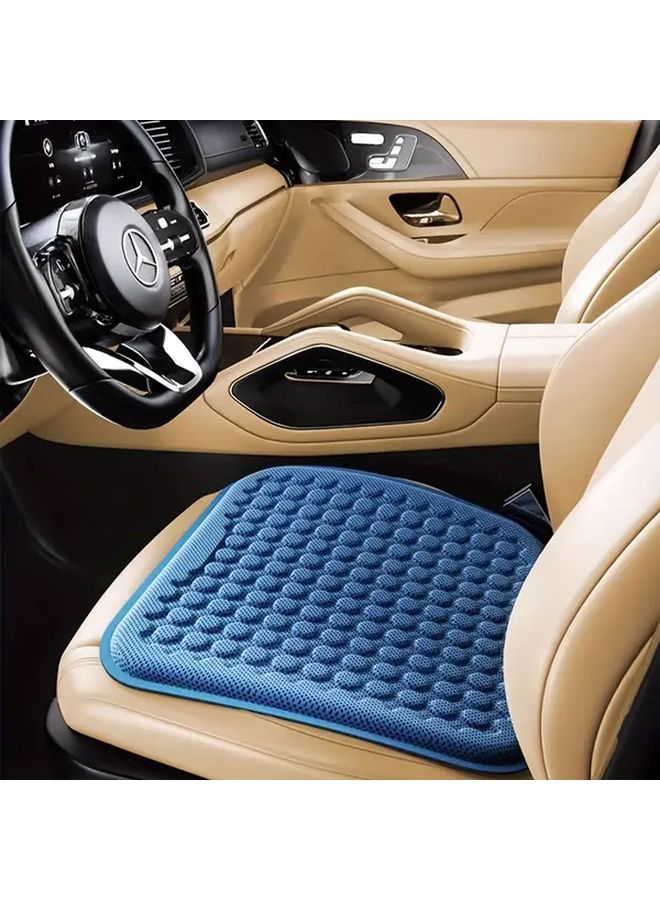 Grey Car Ice Seat Universal Butt Cooling Mat Office Chair Cooling Pad - Image 1
