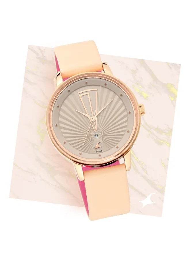 Women's Analog Round Shape Leather Wrist Watch - 6206WL01 - 42 Mm - pzsku/Z79DB9517BF52EA073AE8Z/45/_/1727087610/7c05ae4f-0a96-4c62-b44d-2d0e987c479a