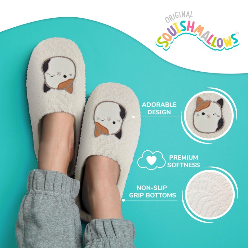 Squishmallows Kids & Womens Slippers - Extra Cozy Fuzzy House Slip Ons - Image 5