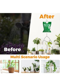 Generic 6500ml Plant Drip Irrigation Bag with 4 Adjustable Water Outlets (0-250ml/hr), 26-Day Automatic Watering System with Hook for Efficient Plant Care - 1 Piece  - Image 4