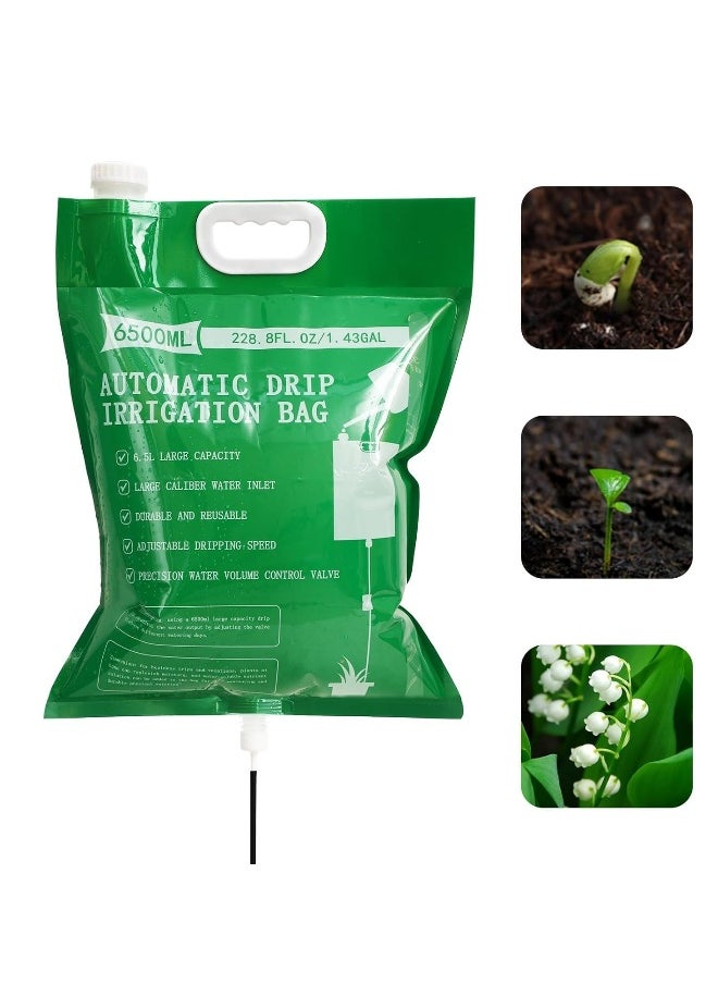 Generic - 6500ml Plant Drip Irrigation Bag with 4 Adjustable Water Outlets (0-250ml/hr), 26-Day Automatic Watering System with Hook for Efficient Plant Care - 1 Piece - Image 1