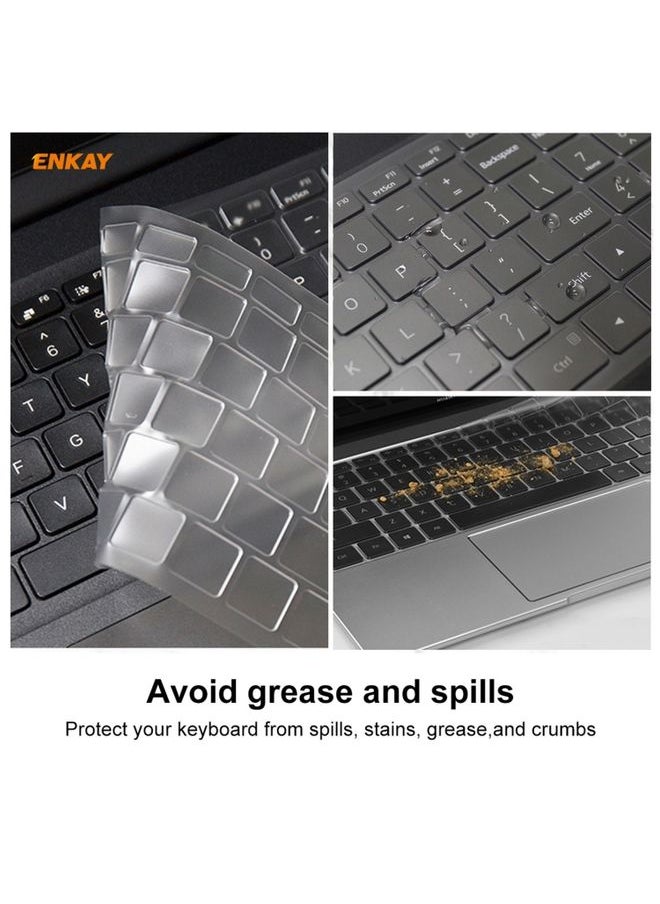 BURAQ - For RedmiBook 16 ENKAY Ultrathin Soft TPU Keyboard Protector Film, US Version - Image 1