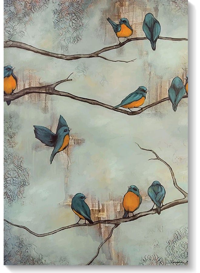 RYN Decorative Wall Art Painting Multicolour 40 x 60cm - Image 2