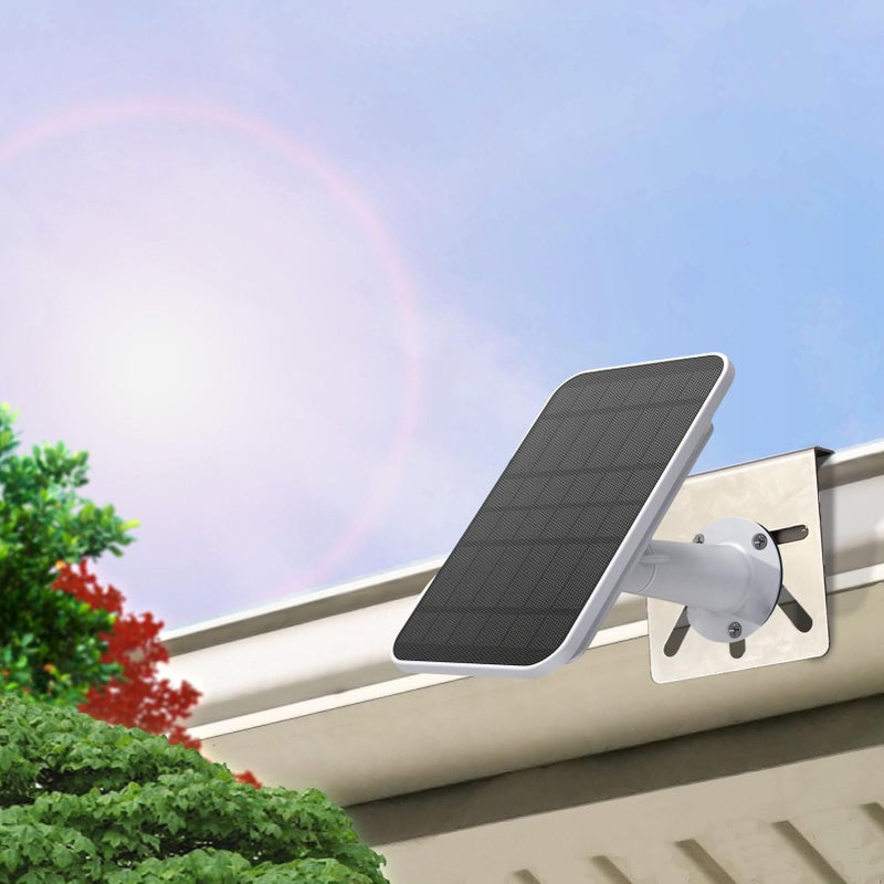 WiTi Gutter Mount Stainless Steel Bracket for Eufy Security SoloCam S340, Solar Security Camera Holder Anti-Rust Screws, No Drill Installation Compatible with IP PTZ Dome Cameras Outdoor - Image 5