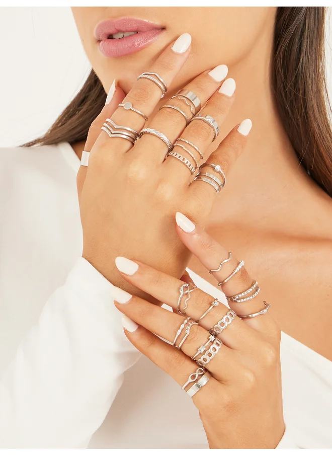 Styli Styli Casual Ring Set
