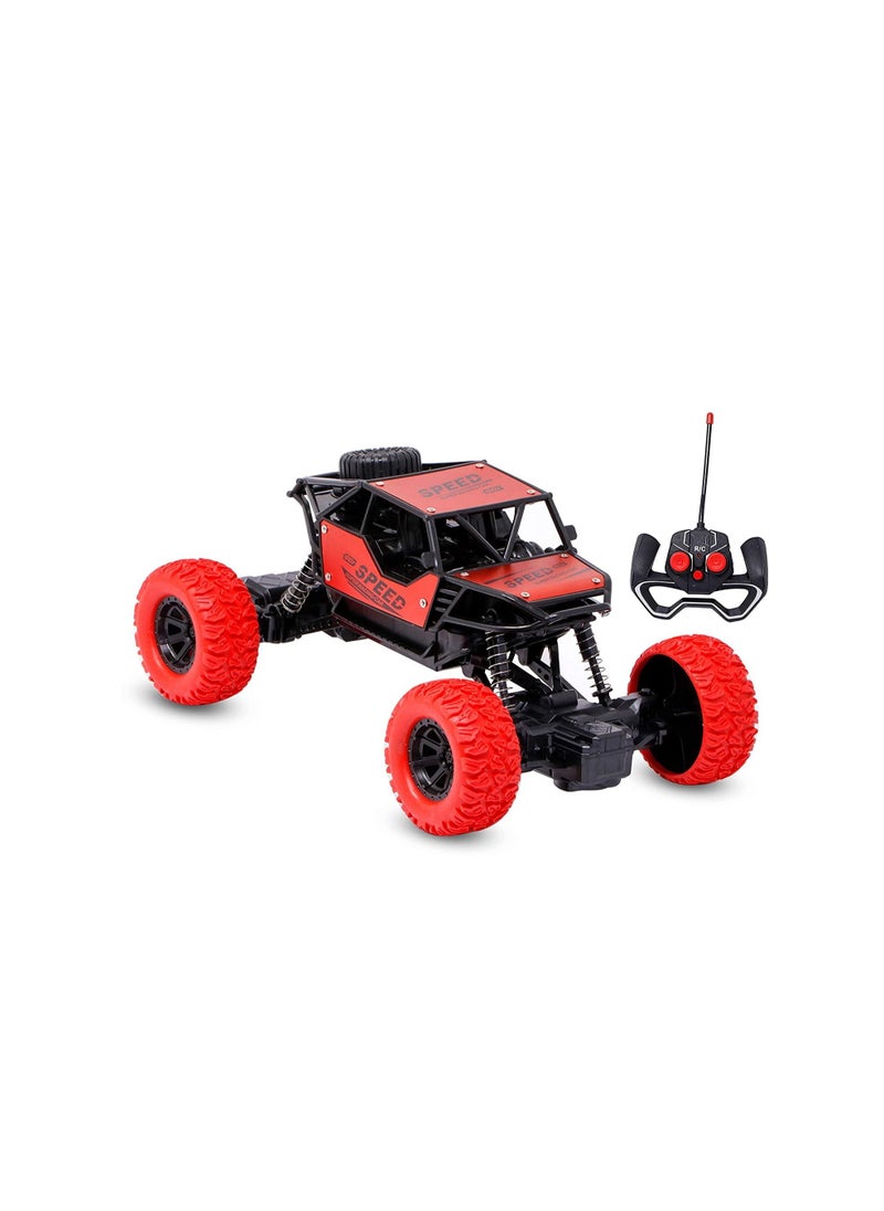 Toyland سيارة قابلة لإعادة الشحن بمقياس 1:18 بسرعة 2.4 جيجا هرتز ذات 4 عجلات لتسلق الصخور الزاحفة RC للأطفال  - Image 3