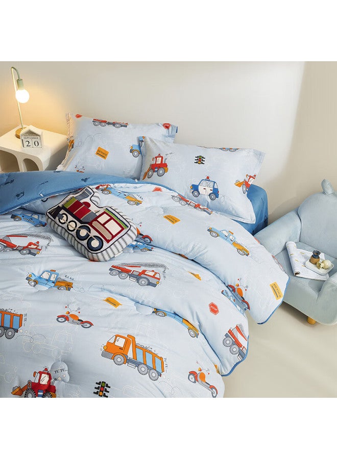 Luolaikids Luolai Children's Class A Pure Cotton Fiber Winter Quilt, Cartoon Design For Boys, Autumn And Winter Children's Comforter, Double Size 150*215cm - Image 2