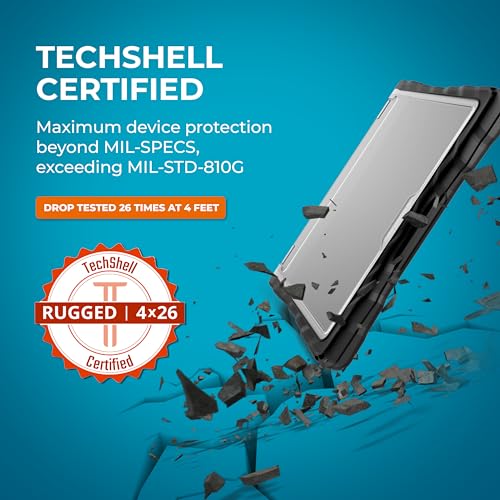 Gumdrop Cases Gumdrop DropTech Hard Shell Laptop Case Fits HP Pro x360 Fortis 11 inch G9 | G10 | G11 Chromebook (2in1) Rugged Drop Tested Shockproof Reliable Device Protection for Office Travel and Business - Black - Image 5