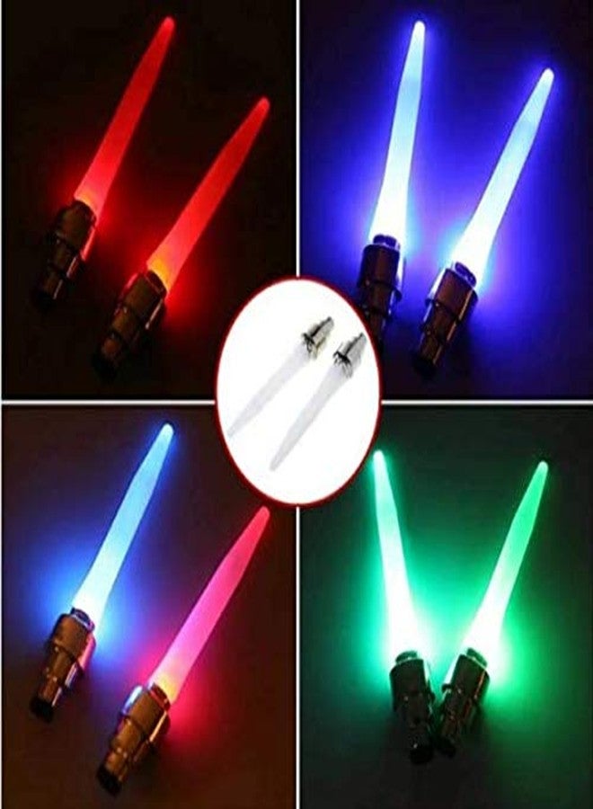 RESHNE Led Wheel Valve Cap for Bicycle/Motorcycle/Car LED Wheel Reflectors LED Wheel Reflectors, Red, Blue & Green - Image 4