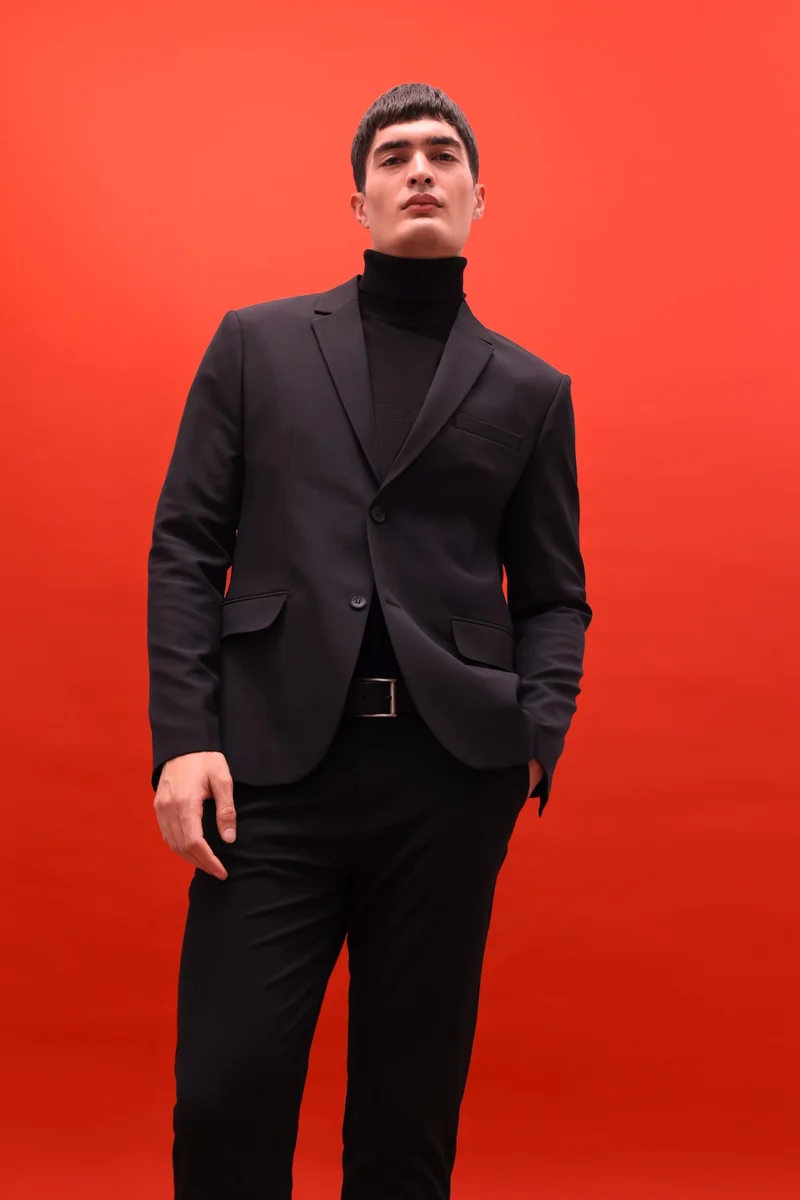 Defacto  Slim Fit Twill Blazer for Men | Best Price UAE