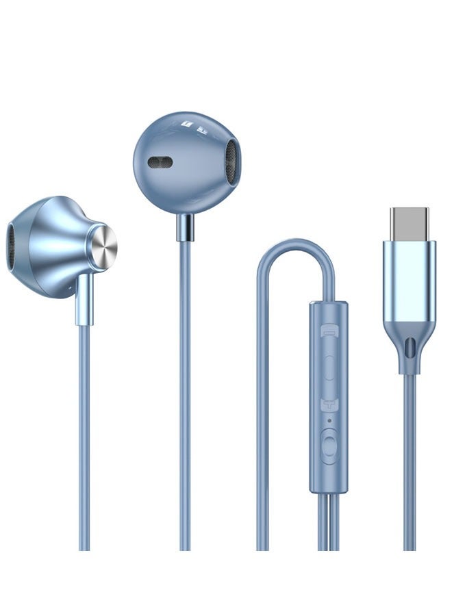 سماعة أذن داخلية سلكية ستيريو مزودة بمنفذ  تناسب جميع الأجهزة Type-C - Image 1