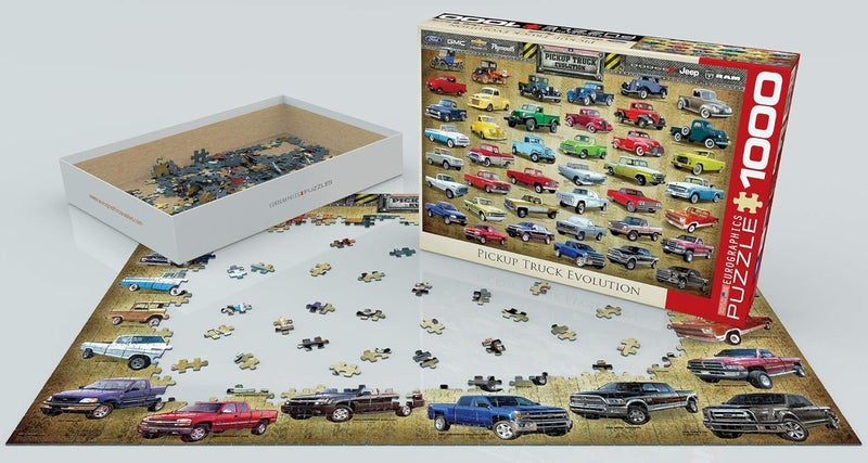 EuroGraphics Pickup Truck Evolution Jigsaw Puzzle 1000Piece - Image 3