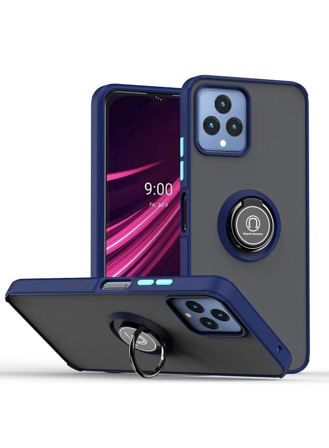 إيروريكس جراب لهاتف T-Mobile REVVL 6 5G Q Shadow 1 Series TPU + جراب هاتف PC مع حلقة - Image 1