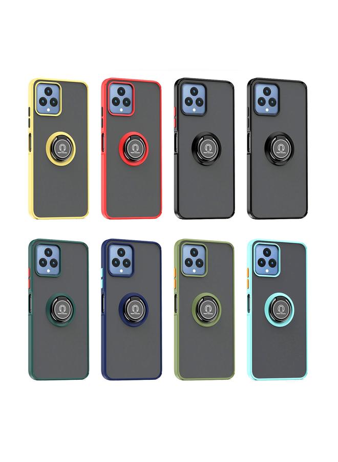 إيروريكس جراب لهاتف T-Mobile REVVL 6 5G Q Shadow 1 Series TPU + جراب هاتف PC مع حلقة - Image 2