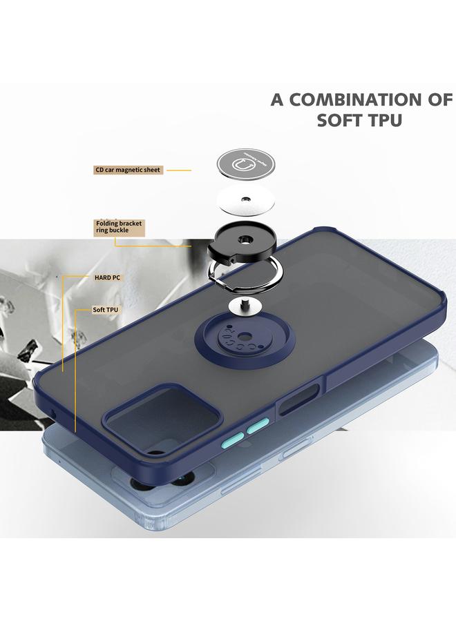 إيروريكس جراب لهاتف T-Mobile REVVL 6 5G Q Shadow 1 Series TPU + جراب هاتف PC مع حلقة - Image 3