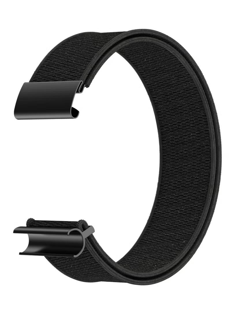 بورتوني سوار نايلون مطاطي متوافق مع WHOOP 5.0 حزام بديل ناعم قابل للتنفس وقابل للتعديل لتتبع اللياقة البدنية والنشاط (ارتداء على المعصم) - Image 2