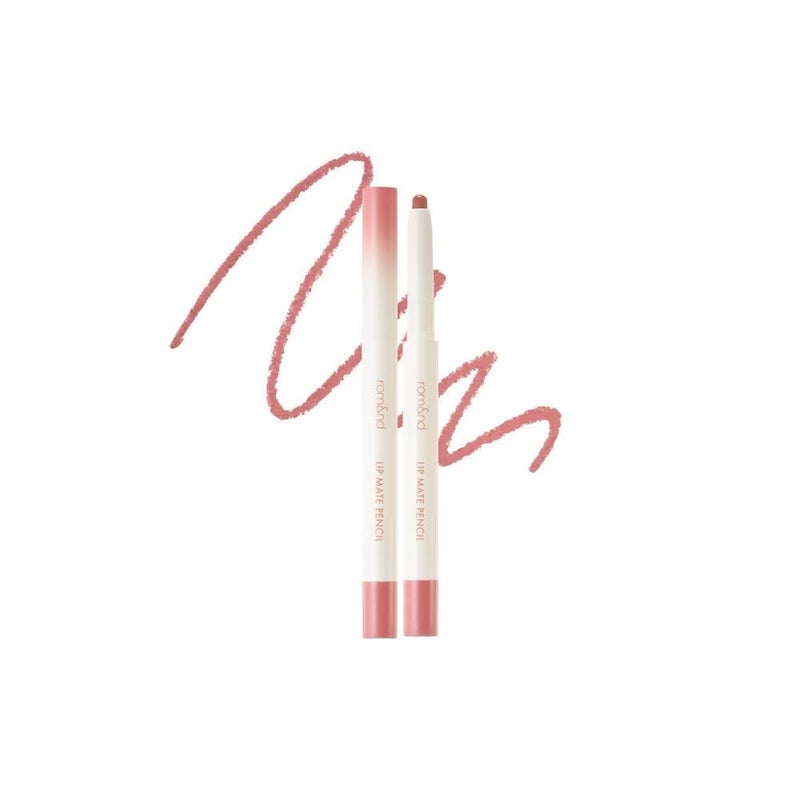 rom&nd Lip Mate Pencil 04 Fig Breeze - K-Beauty Natural Lip Liner for Blurring, Contouring & Overlining - Image 1