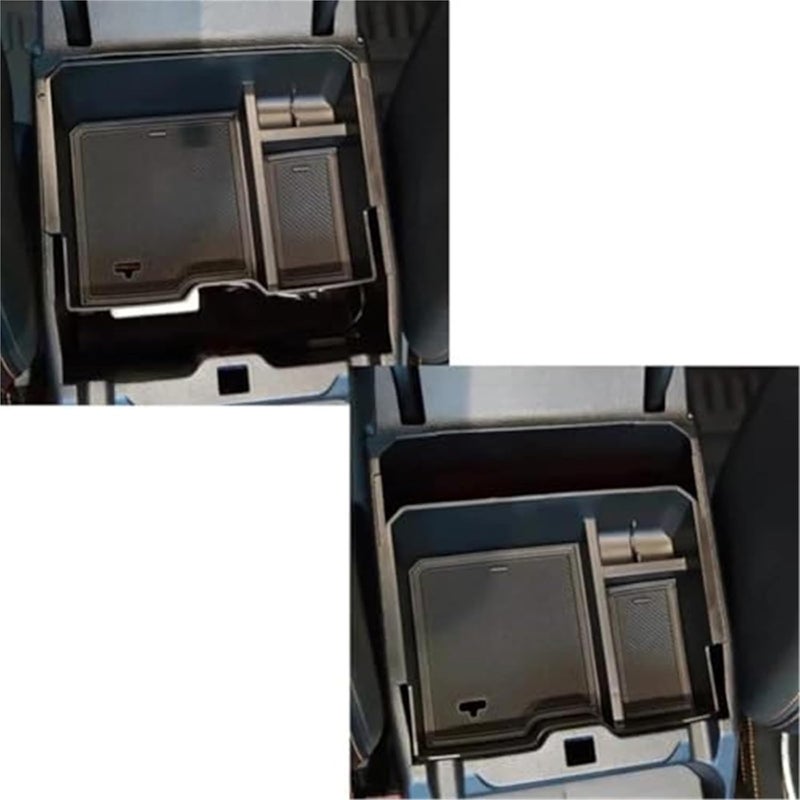 QASULER Car Armrest Center Console Storage Box for Ford Ranger 2023 - Image 3