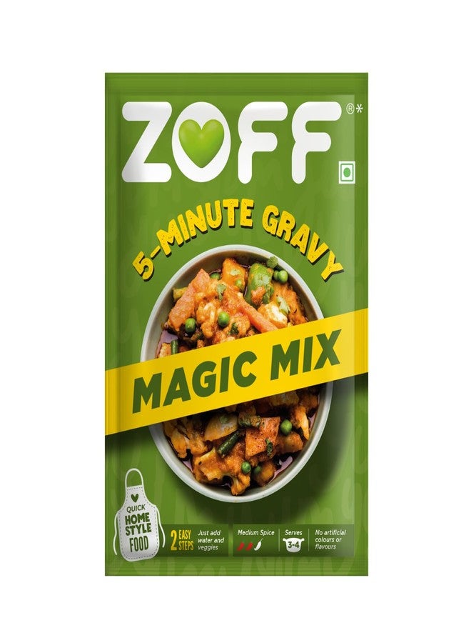 ZOFF 5-Minute Magic Gravy Mix - 90g | All-Purpose Instant Gravy Base | Quick & Easy Cooking Solution for Veg & Non-Veg Dishes | Perfect for Rice, Roti, or Bread - Image 2