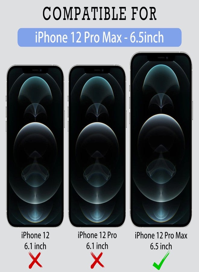 EYSOFT Privacy Screen Protector with Front Slide Camera Cover Compatible for Phone 12 Pro Max,Anti-Spy Tempered Glass Screen Protection and Spy Cover Protect Privacy, Not Affect Face ID-2 Pack - Image 3