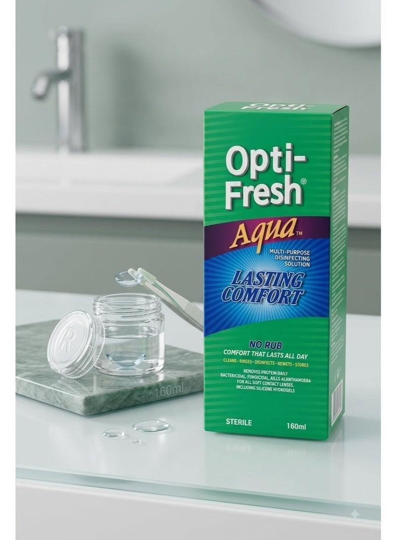 Aqua Multi-Purpose Lens Cleansing Solution 160 ML