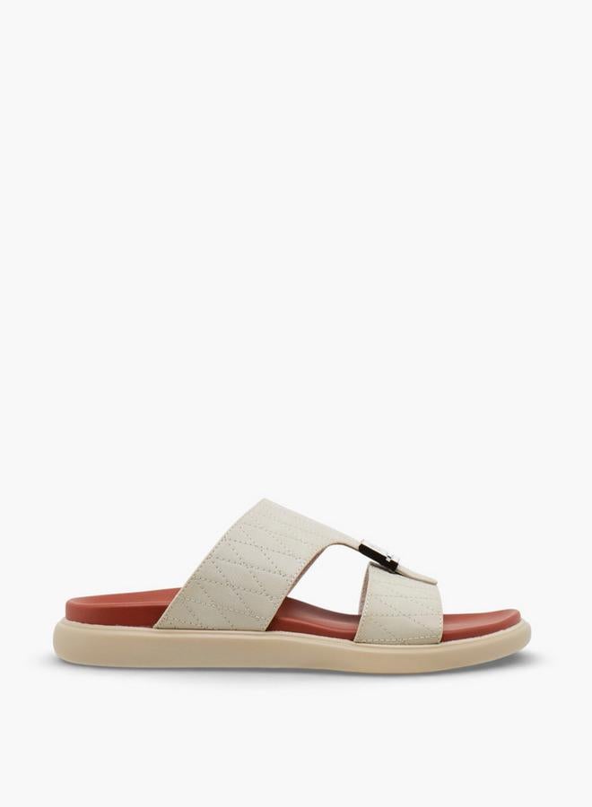Al Waha Men Quilted Arabic Sandals - Image 3