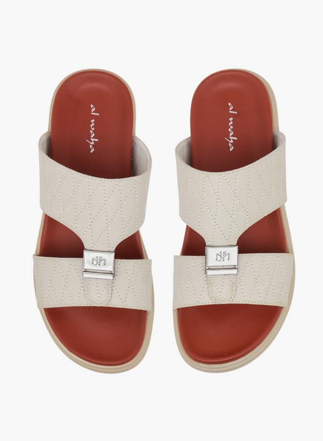 Al Waha Men Quilted Arabic Sandals - Image 1