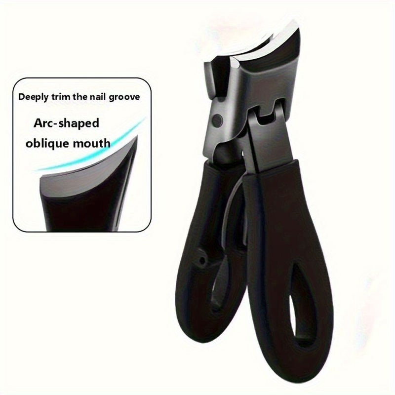 Heavy Duty Stainless Steel Nail Clippers Scissors File Full Set Ergonomic Grip Adult Foot Care - Image 4
