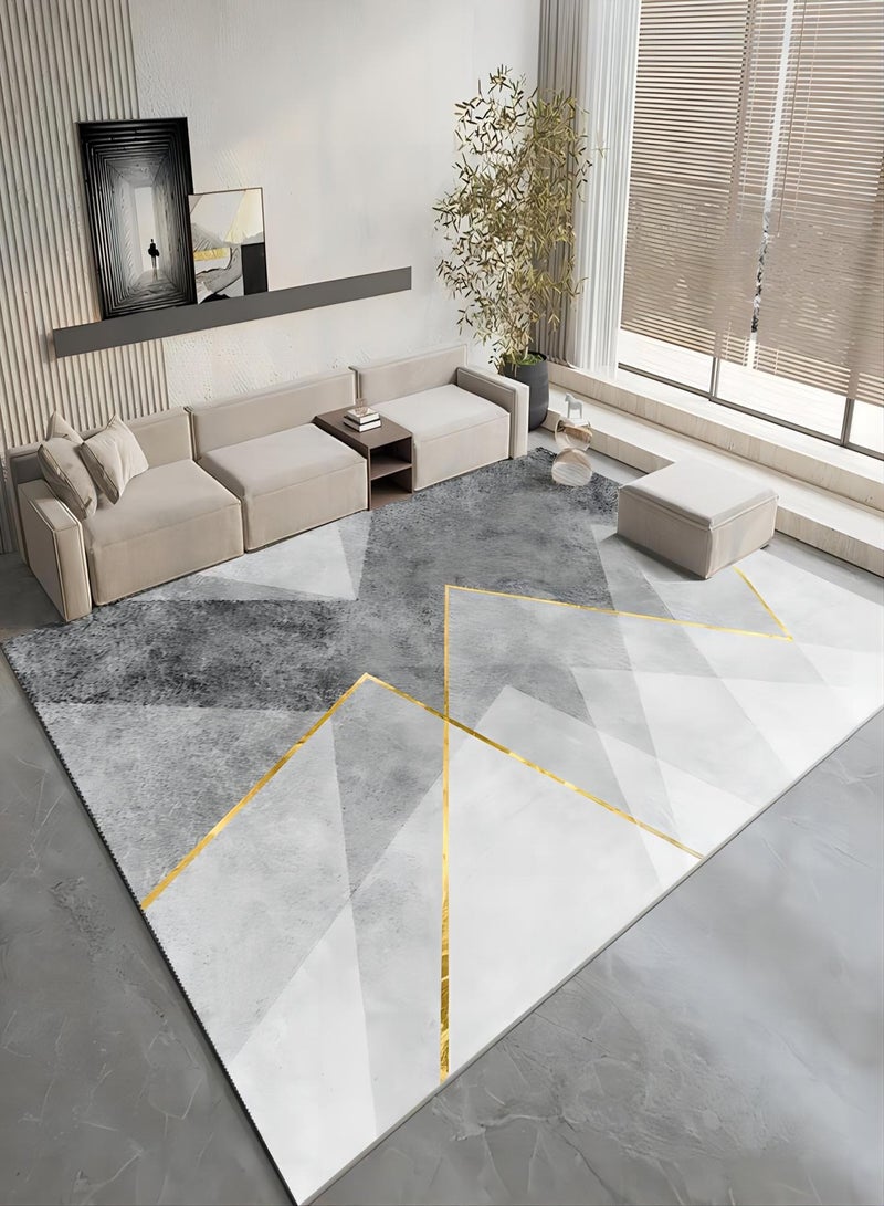 Sharpdo Artistic Abstract Area Rug Suitable for Bedroom Living Room Apartment Non Slip Soft Modern Interior Rug Water Proof Non Shedding 200*300CM - Image 1