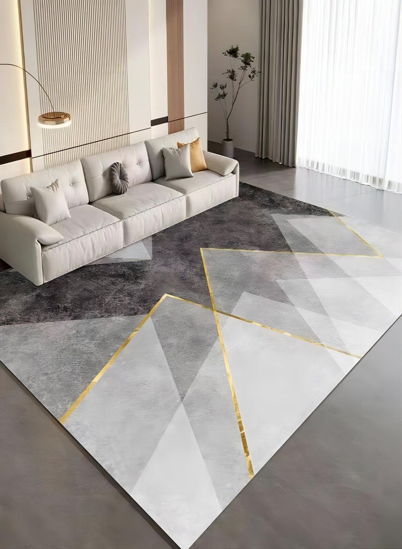 Sharpdo Artistic Abstract Area Rug Suitable for Bedroom Living Room Apartment Non Slip Soft Modern Interior Rug Water Proof Non Shedding 200*300CM - Image 2