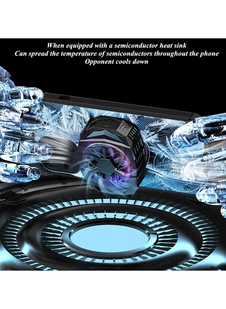 عام غطاء هاتف سيليكون مغناطيسي مضاد للصدمات، غطاء واقي مغناطيسي لـ iPhone 15 Pro Max، مبرد للألعاب بالنصف الموصل” - Image 5