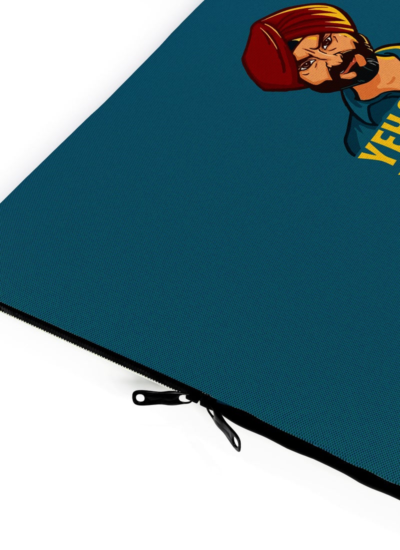 LOUD UNIVERSE Laptop Sleeve 13 inch Sartaj Quote Netflix System Sacred Games TV Series Tablet Sleeve - Image 5