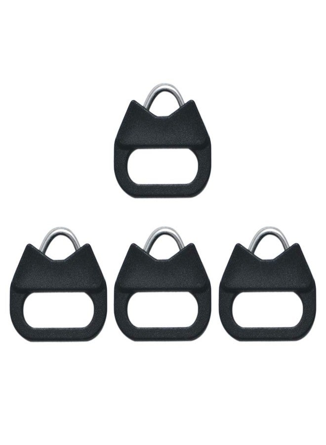 VKO (2 Pair) Lug Ring Camera Strap Triangle Split Ring Hook + Plastic Cap Compatible for All Brand D-SLR Rangefinder Mirrorless Camera W/Round Eyelet - Image 1