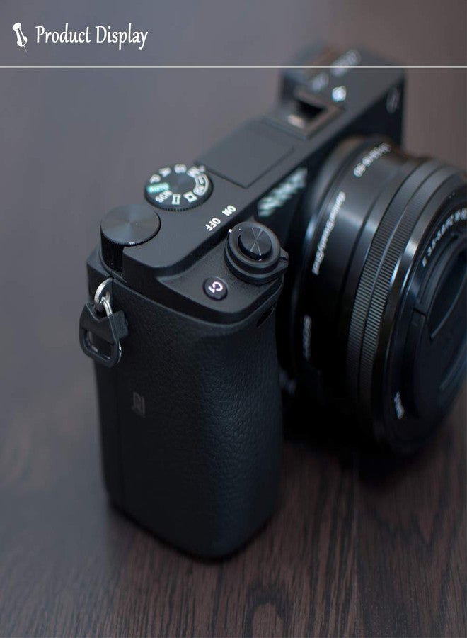 VKO (2 Pair) Lug Ring Camera Strap Triangle Split Ring Hook + Plastic Cap Compatible for All Brand D-SLR Rangefinder Mirrorless Camera W/Round Eyelet - Image 5