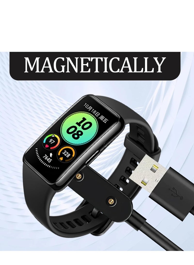 1Pack Charger Compatible with Huawei Watch Fit 3 USB Charging Dock Cable, Replacement USB Charger Charging Dock Cable Compatible with Huawei Watch Fit 3/2 / Band 9/8/7 - Image 1