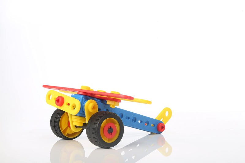 Mechanix Plastic Mechanix Planes-2 STEM Toy Building and Construction Set for Boys and Girls Age 5+ Years - Multicolor - Image 2