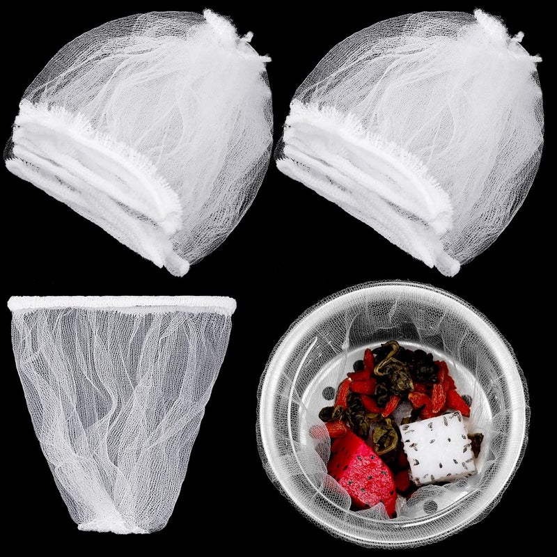 Suclain 500 Pcs Disposable Mesh Sink Strainer Bags Mesh Trash Bag Elastic Kitchen Sinks Strainer Filter Anti Clogging, Fits Most Sizes of Sink Strainers(4.7 x 6 Inch)(4.7 x 6 Inch) - Image 1