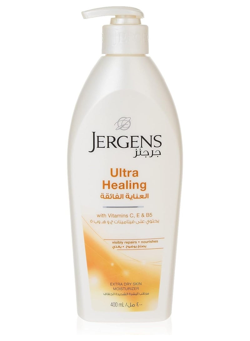 Jergens Ultra Healing Extra Dry Skin Moisturizer, 400ml - Image 1