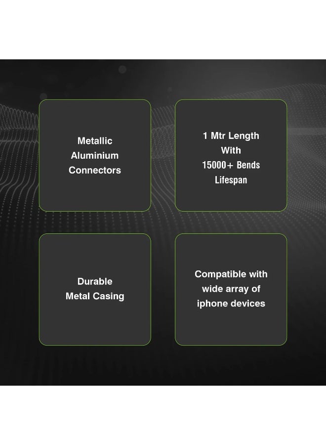 ERD كابل ERD MICRO USB مضفر وغطاء معدني 25 واط - Image 5