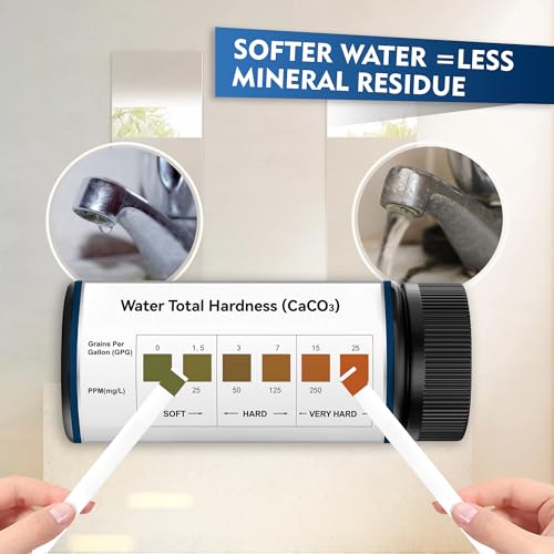 DIPSTIK Water Hardness Test Kit-150 Strips Water Quality Testing for Drinking/Well Water, Softener,Hard, Dishwasher,Pool,Spa, 0-425 ppm - Image 3