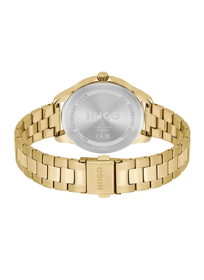 HUGO BOSS - Women's Analog Round Shape Stainless Steel Wrist Watch 1540157 - 36 Mm - Image 1