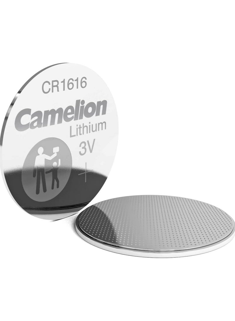 كاميليون Camelion CR1616 بطارية خلية زر ليثيوم أيون 3 فولت، 5 عبوات × 5 - Image 3